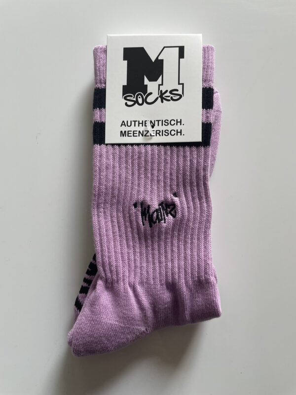 Mainz-Tag Tennissocke - flieder/schwarz