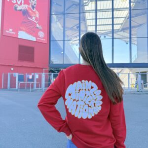 "MAINZAAA INTERNATIONAL" - Sweatshirt rot