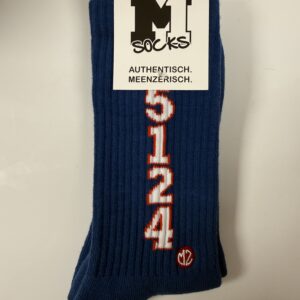 "55124"-Tennissocke - blau/weiß/rot