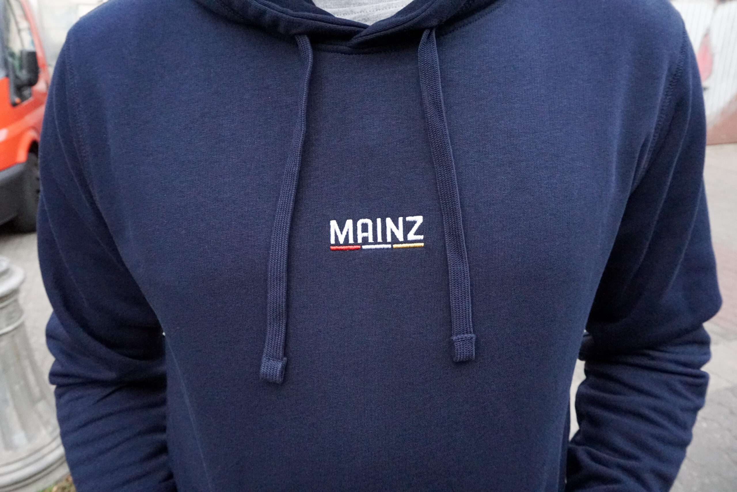"Forza Magonza"-Hoodie - dunkelblau – Bild 2