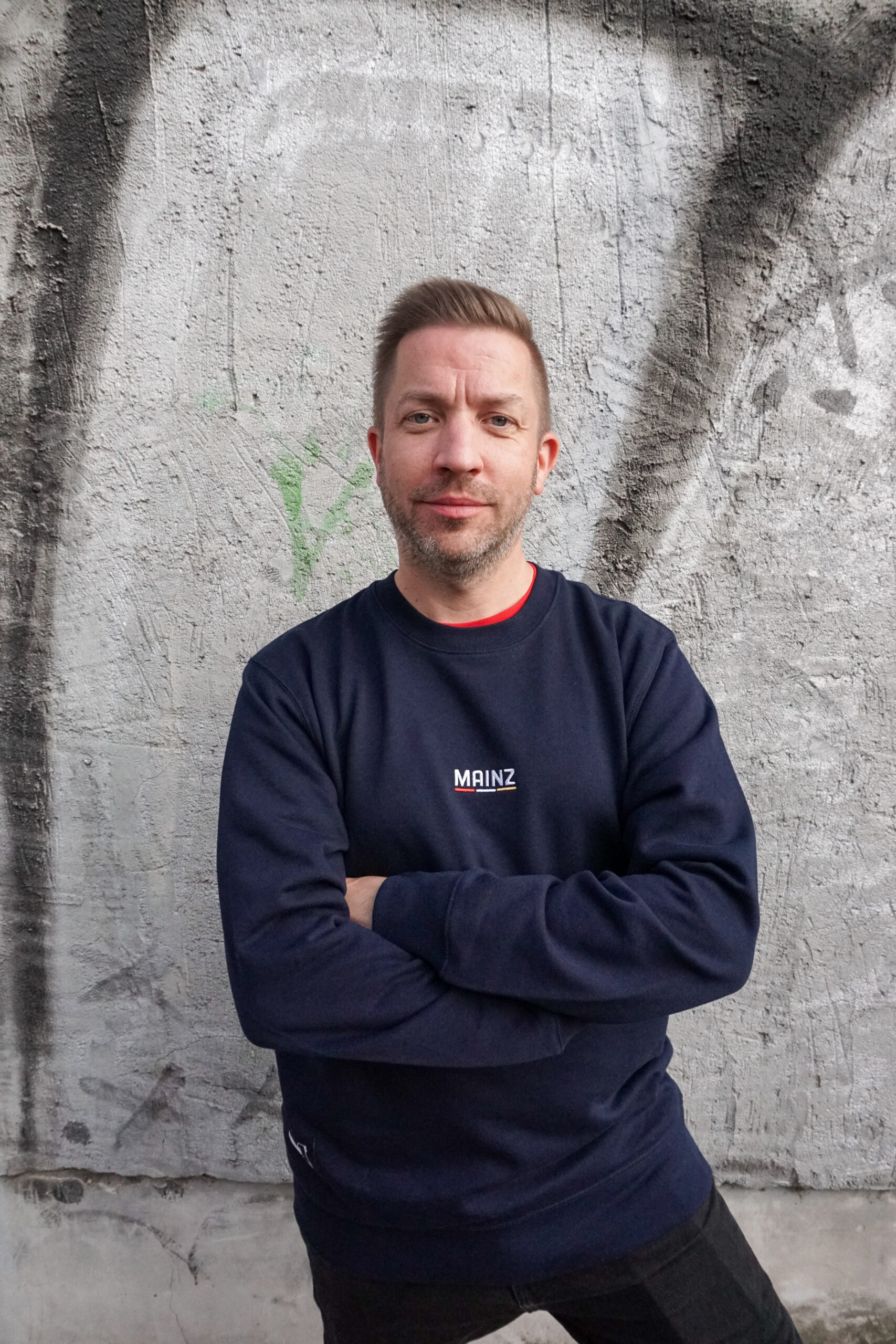 "Forza Magonza"-Sweatshirt - dunkelblau