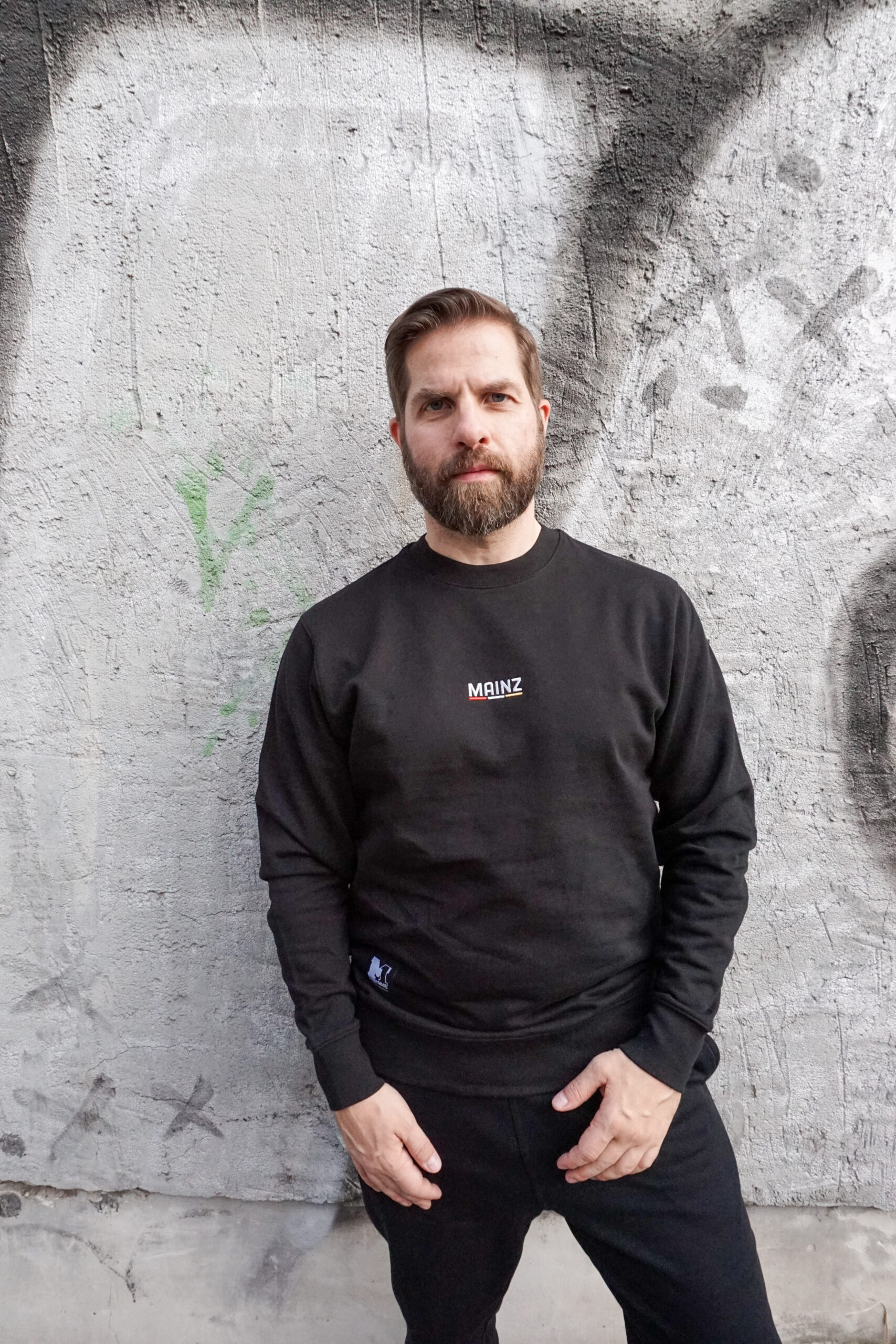 "Forza Magonza"-Sweatshirt - schwarz