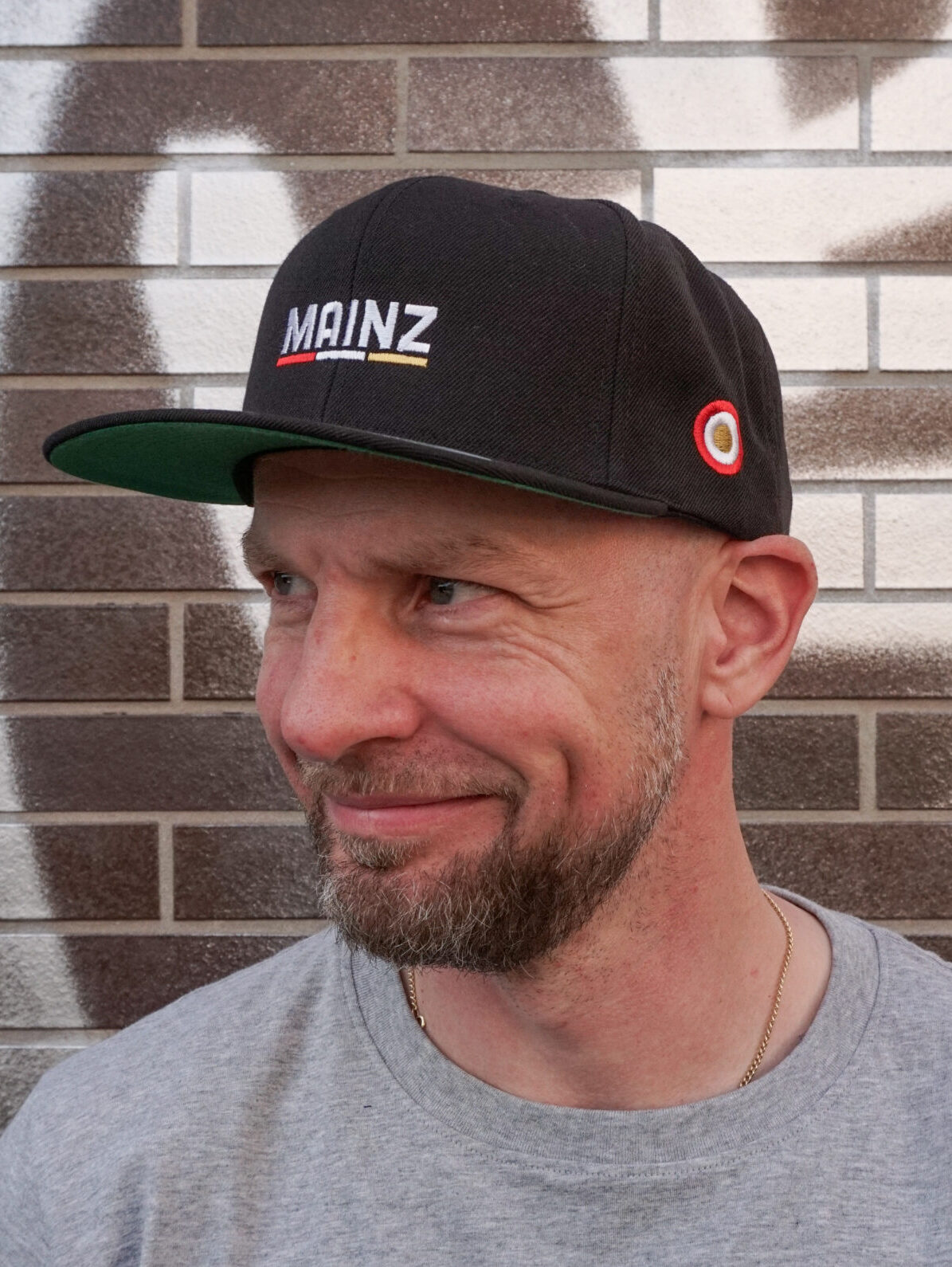 Snapback-Kappe "Forza Magonza" - schwarz – Bild 2