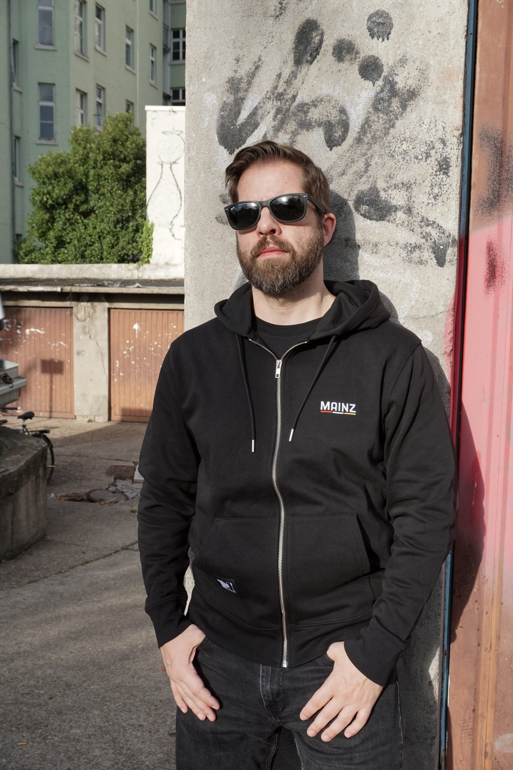 "Forza Magonza"-Zipper - schwarz