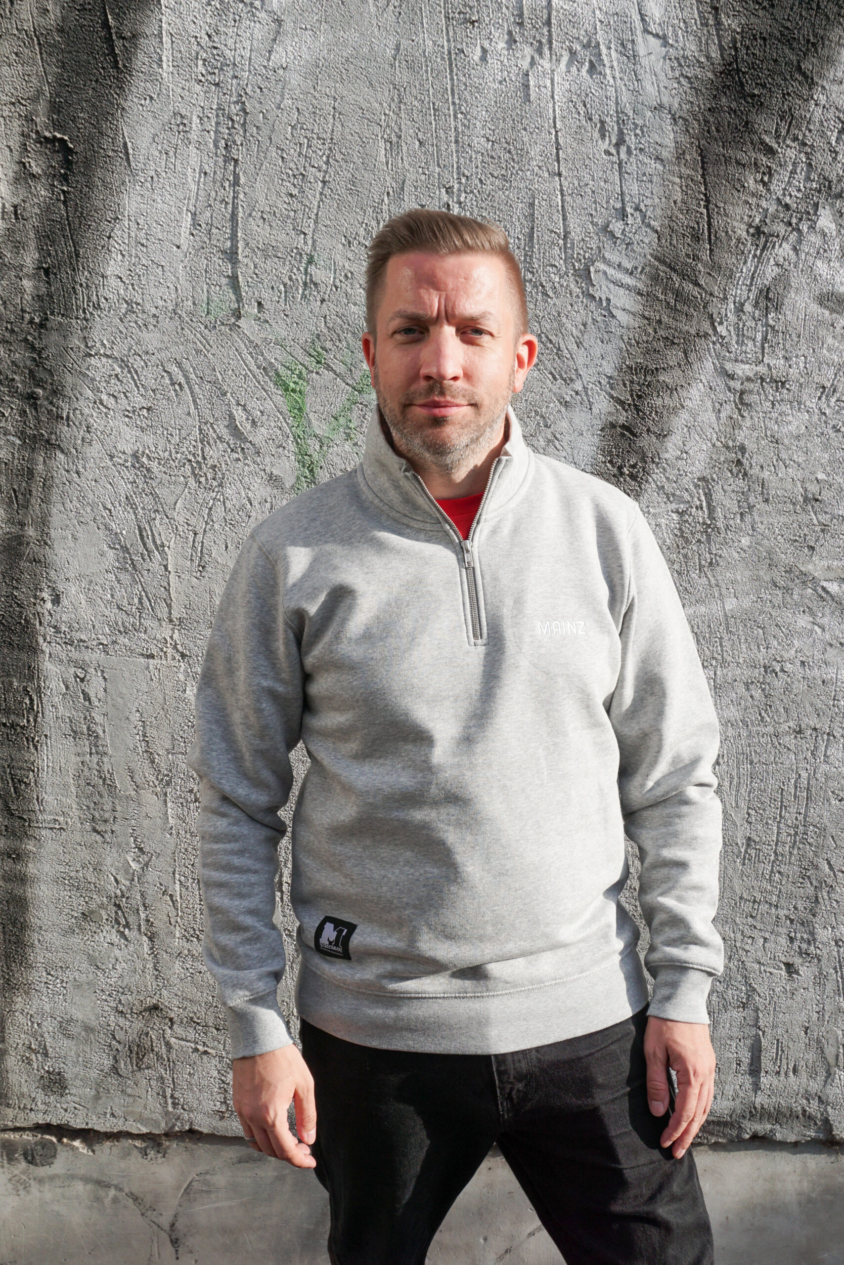 PRE-ORDER: "Forza Magonza"-Half-Zip - grau