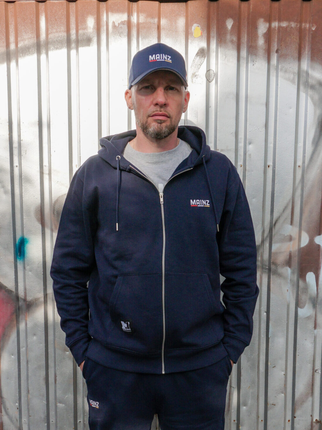 "Forza Magonza"-Zipper - dunkelblau