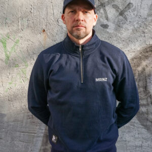 "Forza Magonza"-Half-Zip - dunkelblau